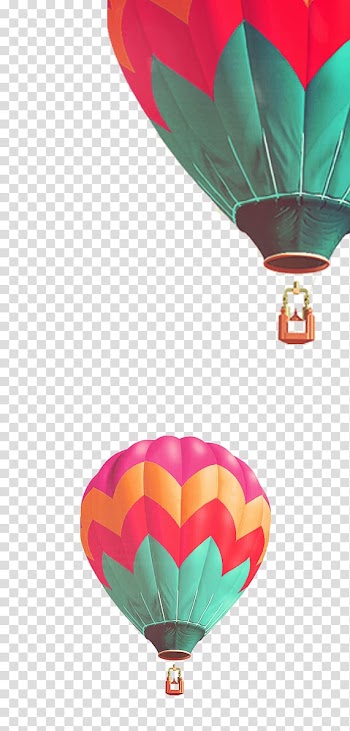 Pink-and-green hot air balloons illustration, Hot air balloon Tourism , hot air balloon transparent background PNG clipart
