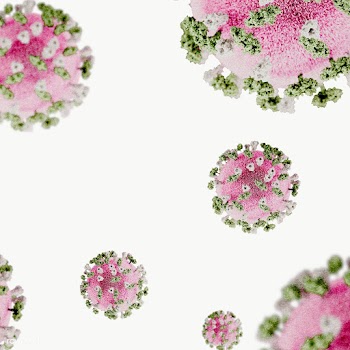 Pink and green novel coronavirus under the microscope transaprent png | Free  transparent png - 2320725