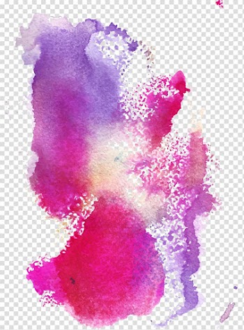 Pink and lavender illustration, Watercolor painting Illustration, Colorful graffiti transparent background PNG clipart