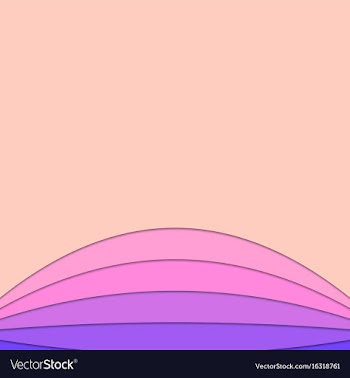 Pink and purple background from curved stripe vector image