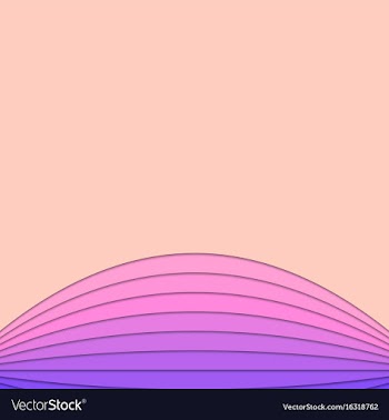 Pink and purple background from curved stripe vector image
