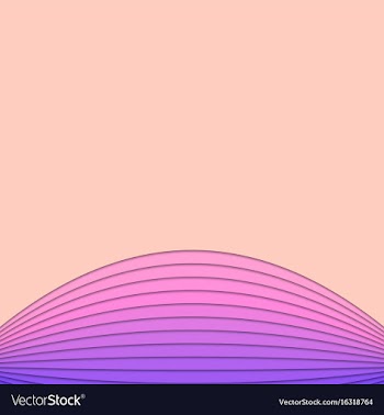 Pink and purple background from curved stripe vector image