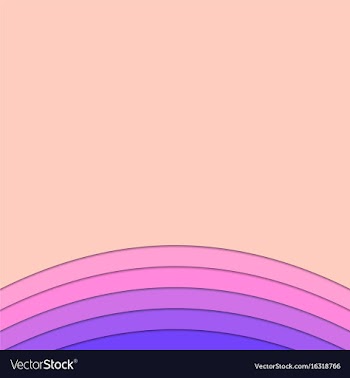 Pink and purple background from curved stripe vector image