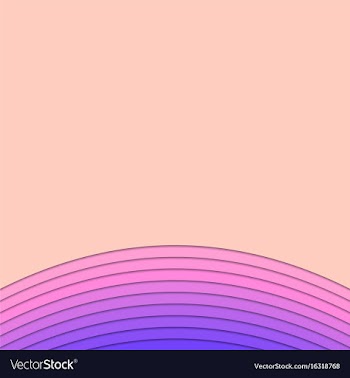 Pink and purple background from curved stripe vector image