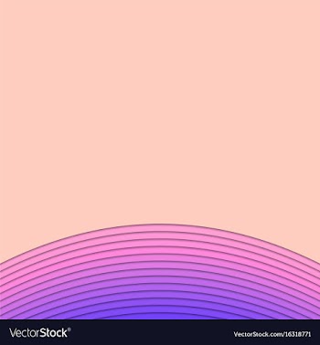 Pink and purple background from curved stripe vector image