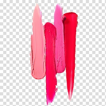 Pink and red paints illustration, Lipstick Make-up Color Cosmetics, Lipstick color pattern transparent background PNG clipart