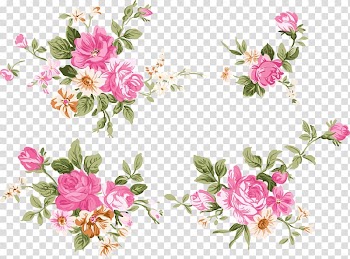 Pink and white flowers illustration, Flower Watercolor painting , burgundy transparent background PNG clipart