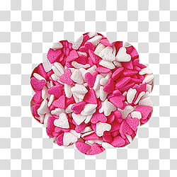 , pink and white heart candy lot transparent background PNG clipart