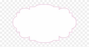 Pink And White Label Clip Art At Clker - Yellow Frame Clipart