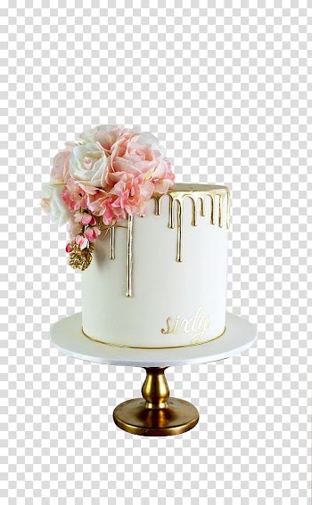 Pink and white roses in white vase, Wedding cake Birthday cake Cream Dripping cake, Rose Cake transparent background PNG clipart