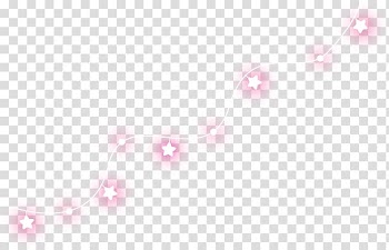 Pink and white star string light , Line Point Angle, String holiday lights transparent background PNG clipart