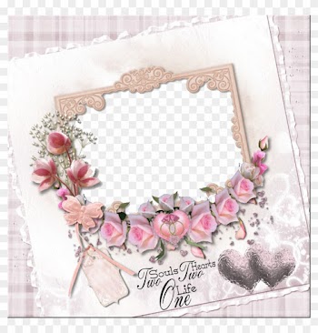 Pink And White Wedding Quickpage - Flower Frames For Photoshop