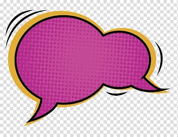 Pink and yellow quote box, Comics Dialog box Dialogue Speech balloon, A red comic dialog box transparent background PNG clipart
