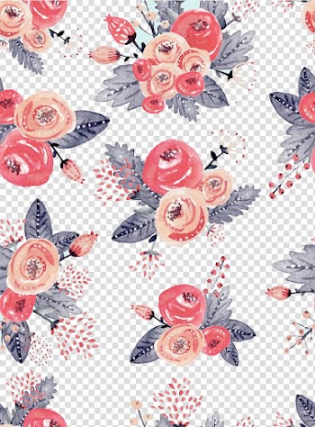 Pink and yellow roses , Watercolour Flowers Watercolor painting Illustration, Hand-painted watercolor flowers background transparent background PNG clipart