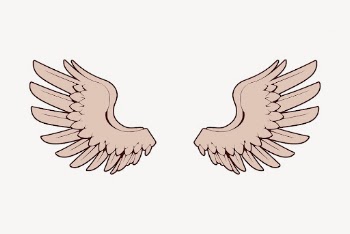 Pink angel wings illustration. Free | Free Photo - rawpixel