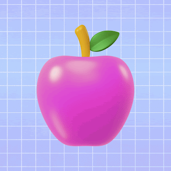 Pink apple, 3D rendering design | Free Photo - rawpixel