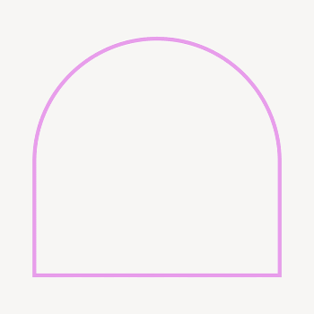 Pink arch shape collage element, | Free Photo - rawpixel