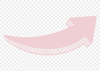 Pink arrow png sticker, minimal | Free PNG Sticker - rawpixel