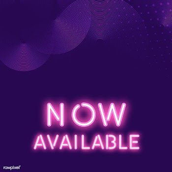 Pink available now neon sign vector | Free stock vector - 535219