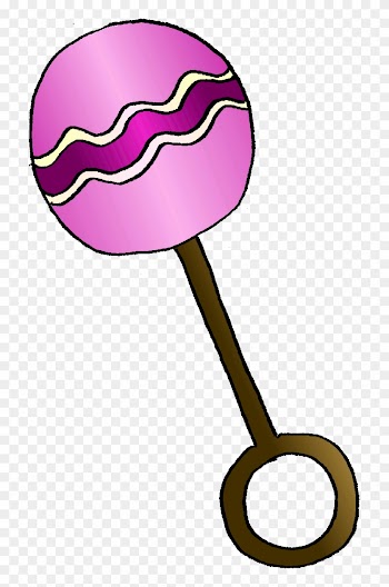 Pink Baby Rattle Clip Art - Baby Rattle Transparent Background