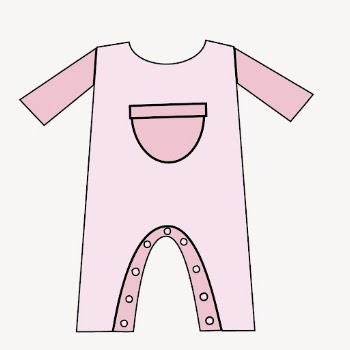 Pink baby romper clipart, kids | Free PSD - rawpixel
