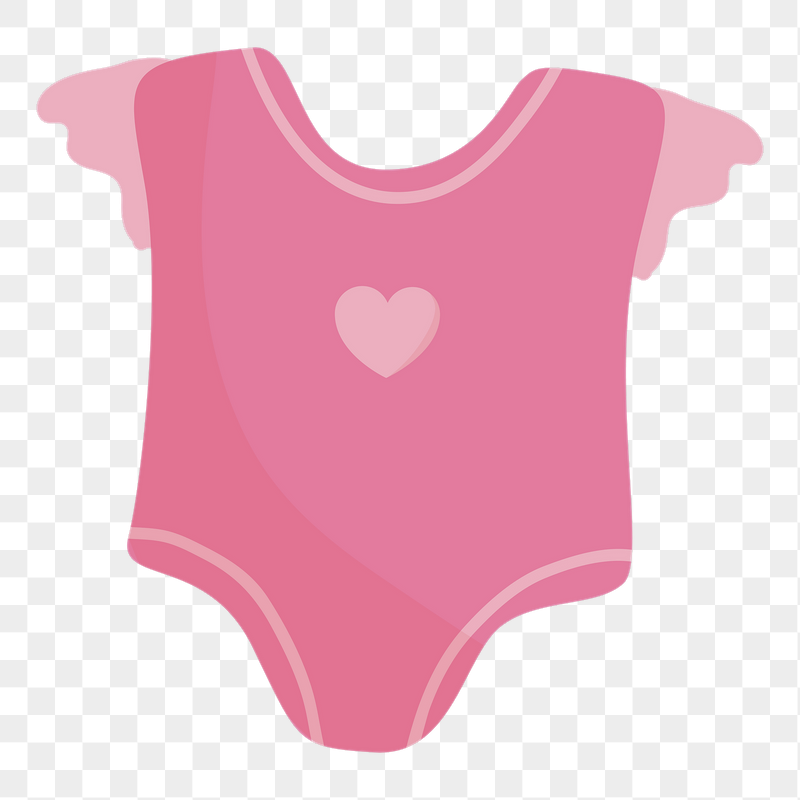 Pink baby romper png sticker, | Free PNG Illustration - rawpixel