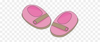 Pink Baby Shoes - Pink Baby Shoes Clip Art
