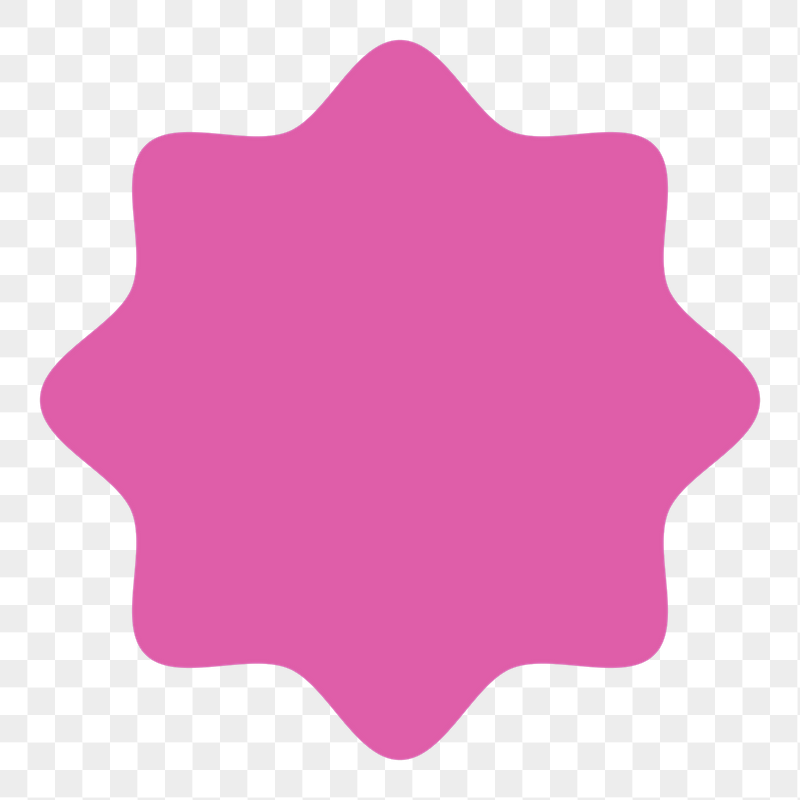 Pink badge png sticker, transparent | Free PNG - rawpixel