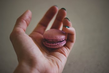 Pink Baked Biscuit