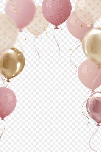 Pink balloon 3d frame png, | Free PNG - rawpixel