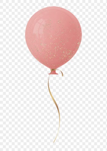 Pink balloon 3d png clipart, | Free PNG - rawpixel