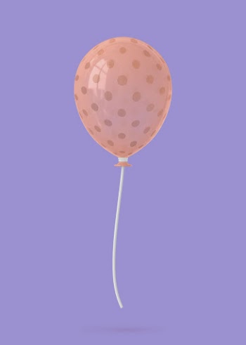 Pink balloon clipart, 3d birthday | Free Photo - rawpixel