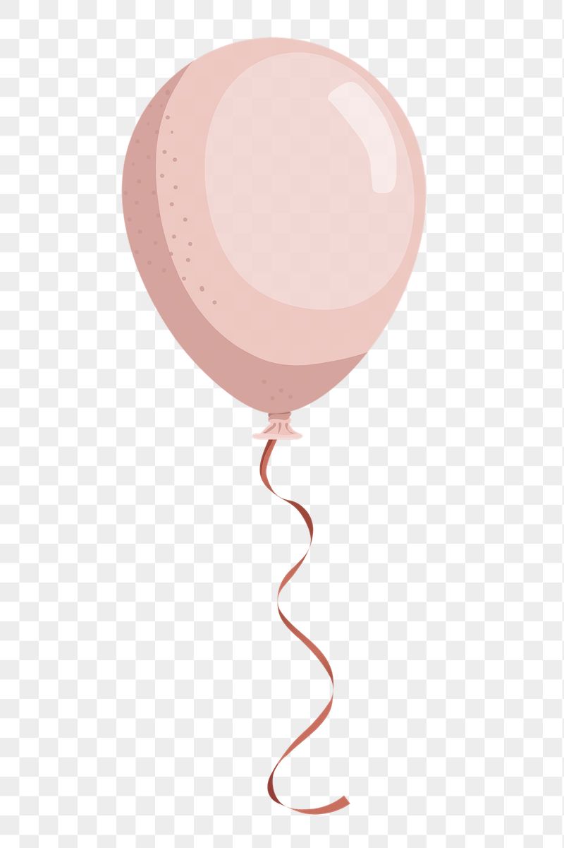 Pink balloon png sticker, cute | Free PNG Illustration - rawpixel