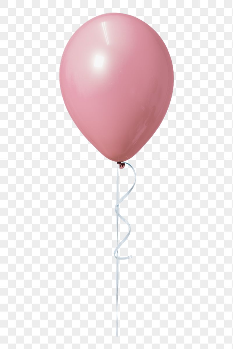 Pink balloon png sticker, transparent | Free PNG - rawpixel