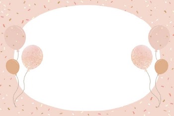 Pink balloons frame background, party | Free Vector - rawpixel