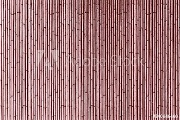 Pink bamboo curtain