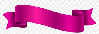 Pink Banner Transparent Png Clip Art Image - Pink Banner Ribbon Png
