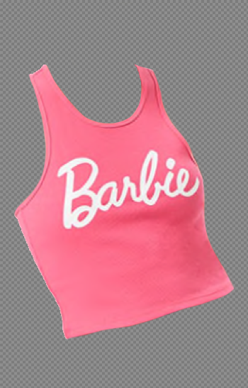 Pink Barbie tank top polyvore moodboard filler | moodboard, png ...