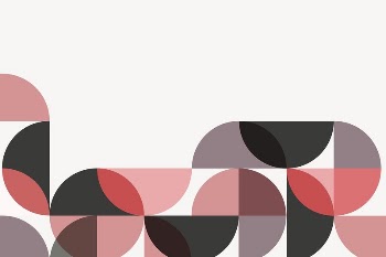Pink Bauhaus border background, beige | Free Vector - rawpixel