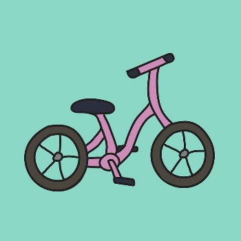 Pink bicycle collage element, vehicle | Free Vector Illustration - rawpixel