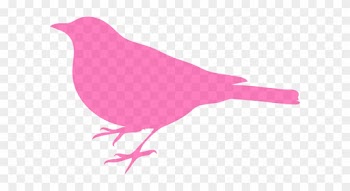 Pink Bird Clipart - Bird Silhouette Clip Art