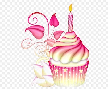 Pink birthday cake 