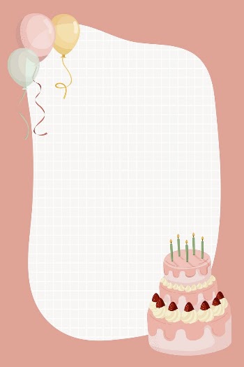 Pink birthday frame collage element, | Free Vector - rawpixel