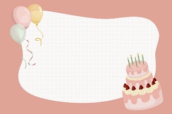 Pink birthday frame collage element, | Free Vector - rawpixel