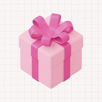 Pink birthday gift, 3D rendering | Free Photo - rawpixel
