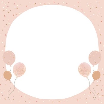 Pink birthday invitation frame background, | Free Vector - rawpixel