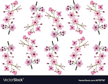 pink blossom flower pattern