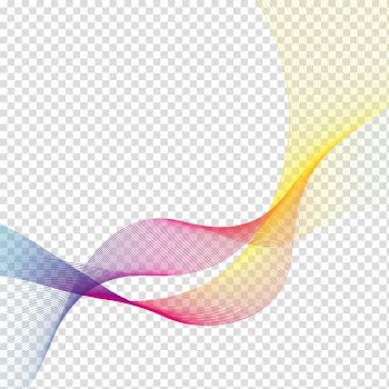 Pink, blue, and yellow , Designer, colored lines transparent background PNG clipart