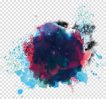 Pink, blue, teal, and black abstract painting, Graffiti, Color graffiti transparent background PNG clipart