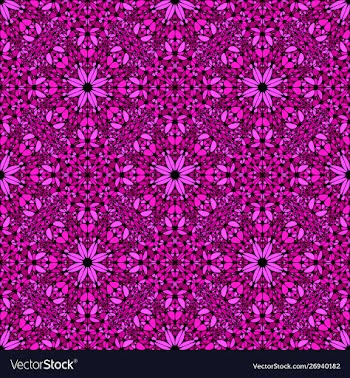 Pink bohemian abstract seamless gravel petal vector image